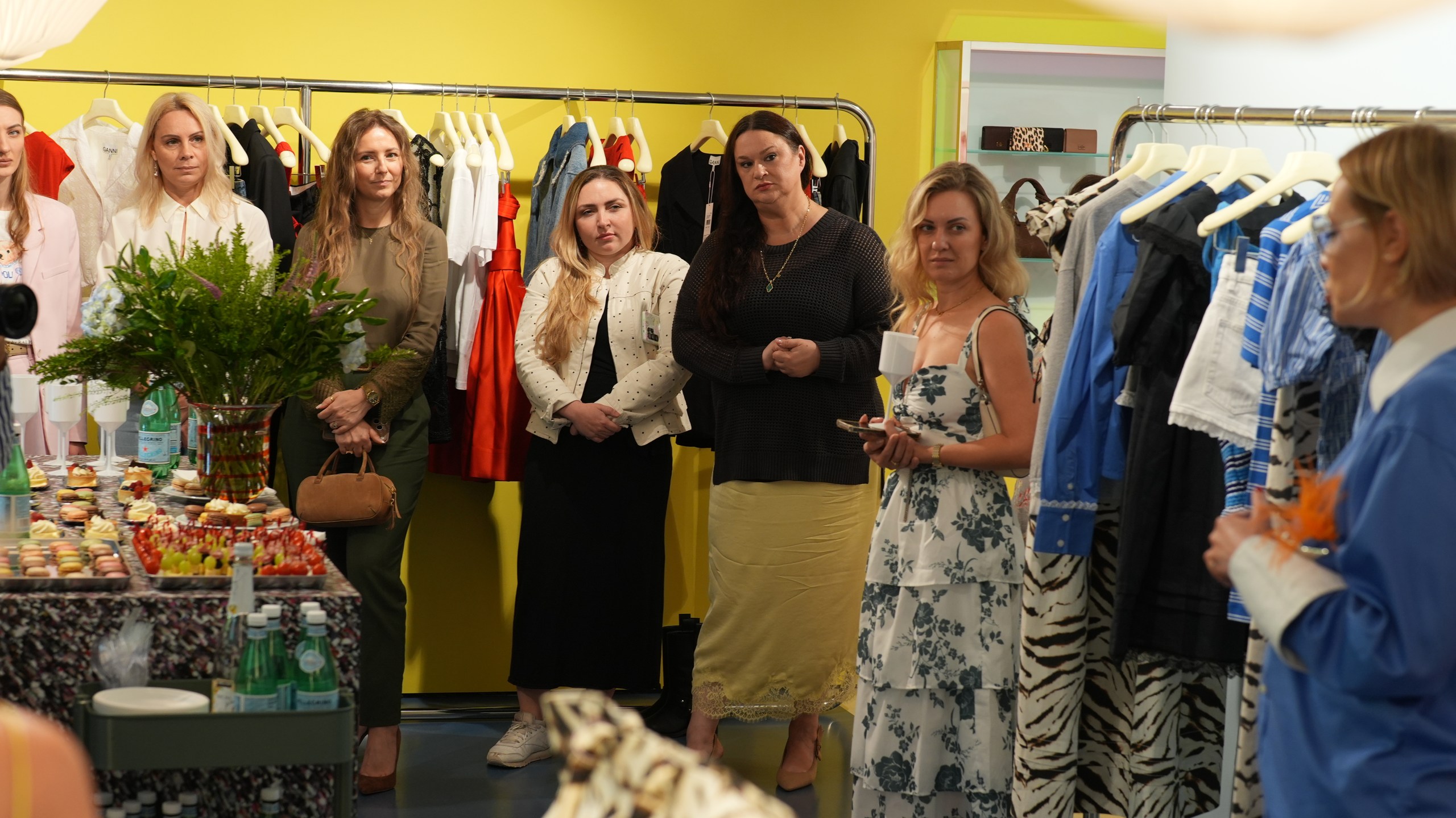 Guests at Helen Verdi’s styling brunch at GANNI in Houston